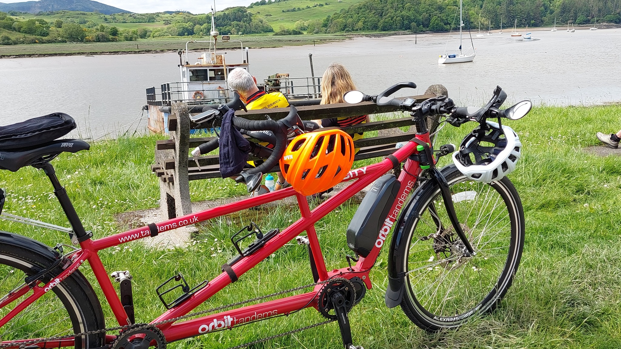 Orbit red electric tandem